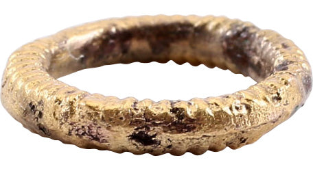 ANCIENT VIKING BEARD/HAIR RING, C.850-1050 AD - Picardi Jewelry