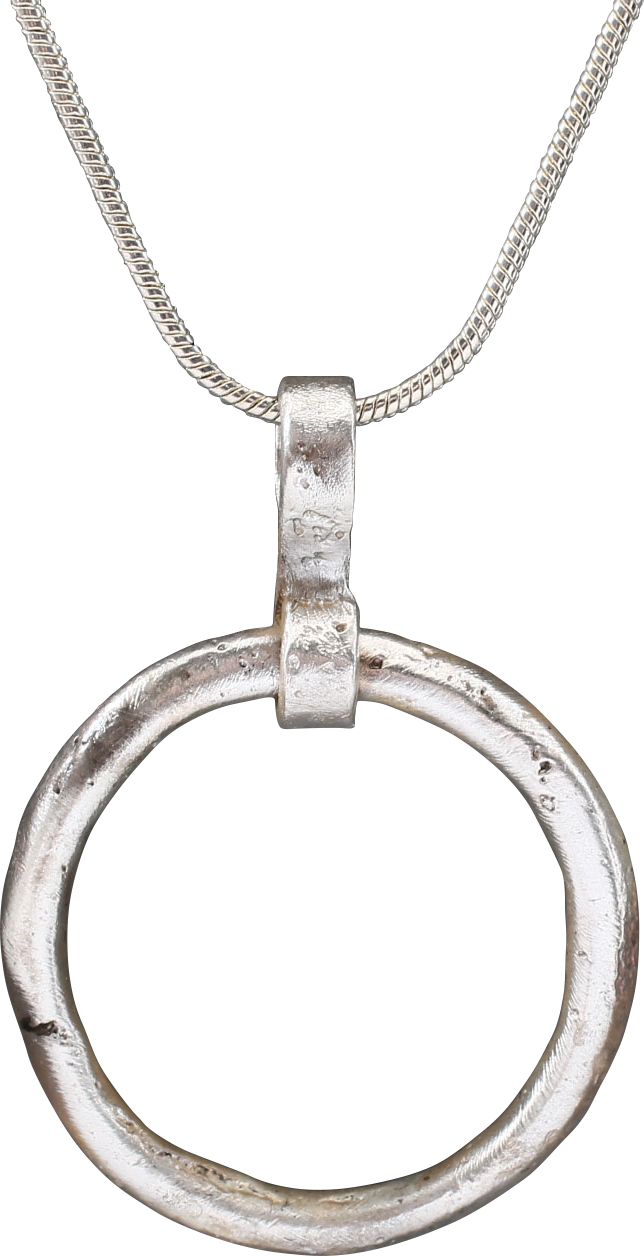 CELTIC PROSPERITY RING NECKLACE C.400-100 BC - Picardi Jewelry