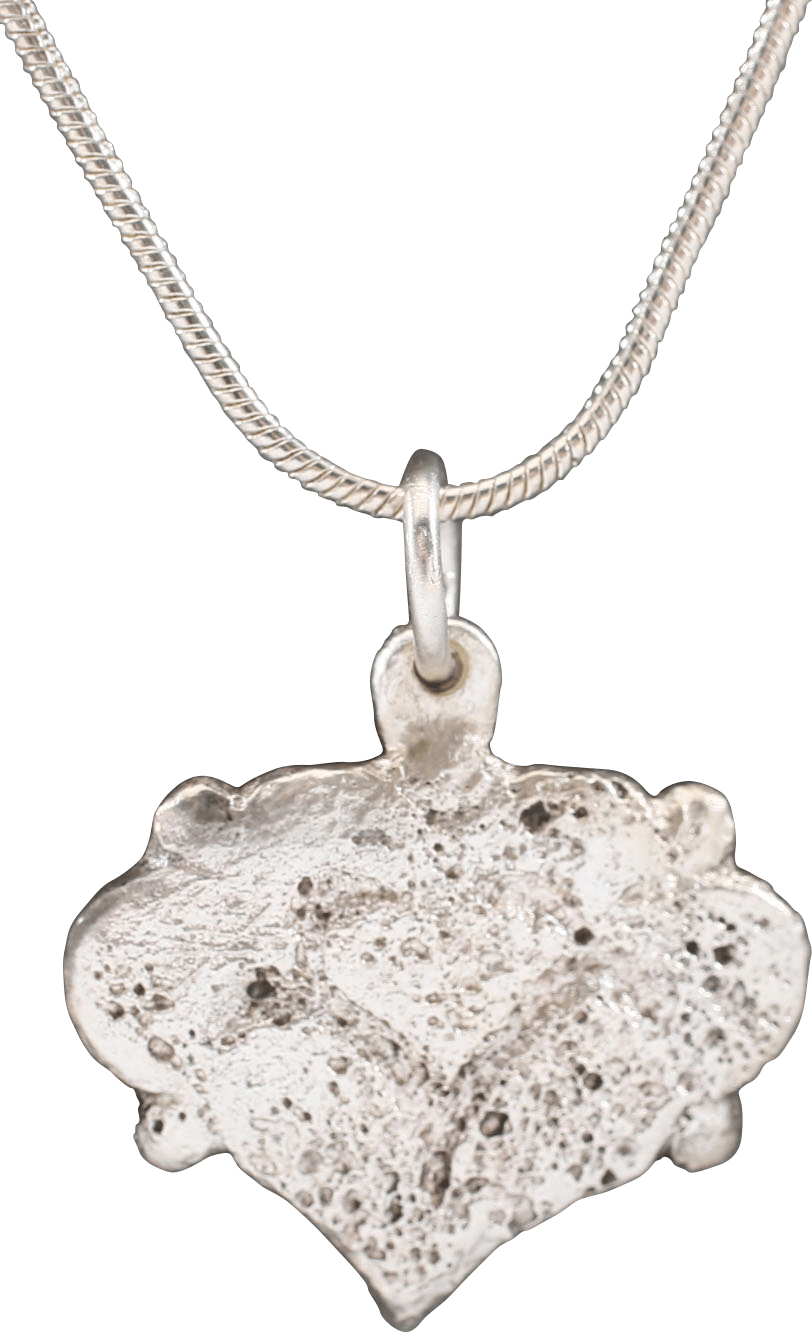 ANCIENT VIKING HEART PENDANT NECKLACE, C.866-1067 AD - Picardi Jewelry