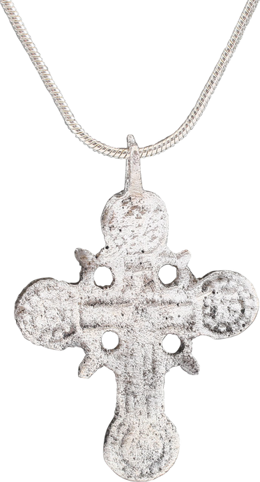 FINE EUROPEAN CROSS NECKLACE, 17TH CENTURY - Picardi Jewelry