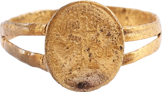 EUROPEAN SAILOR’S SWEETHEART RING, 18TH CENTURY, SIZE 11 - Fagan Arms (8202659037358)