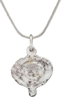 CLASSIC VIKING HEART PENDANT NECKLACE, 9TH-10TH CENTURY AD - Picardi Jewelry