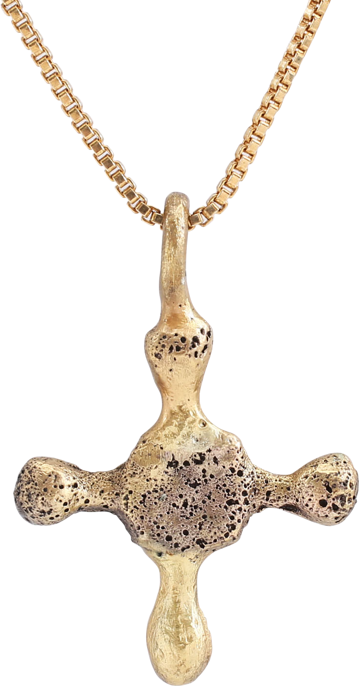 EUROPEAN CONVERT'S CROSS NECKLACE 9th-10th CENTURY - Fagan Arms (8202645897390)