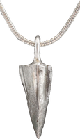 FINE ROMAN ARROWHEAD PENDANT NECKLACE, 100 BC-100 AD - Fagan Arms (8202698326190)