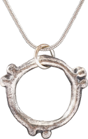 CELTIC PROSPERITY RING NECKLACE, C.300-100 BC - Picardi Jewelry