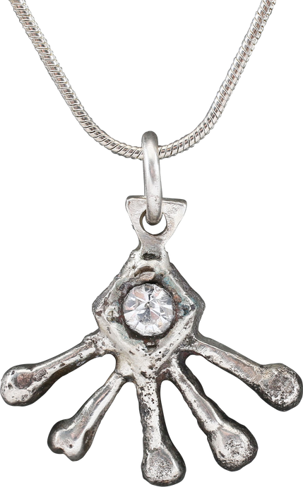 ROMAN WHEEL OF FORTUNE AMULET NECKLACE, 3RD-5TH CENTURY AD - Fagan Arms (8202648027310)