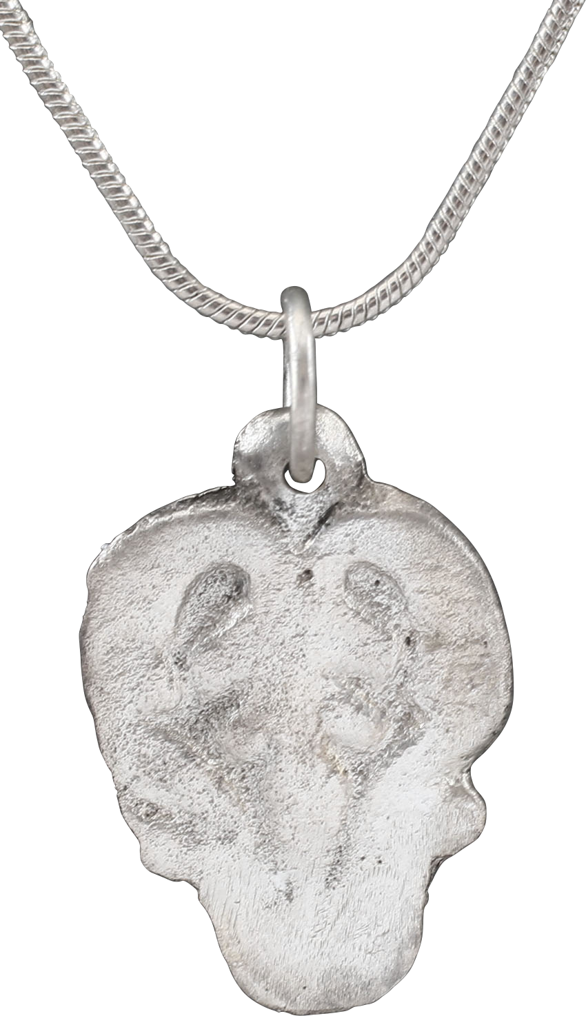 VIKING HEART PENDANT NECKLACE C.900-1050 AD - Picardi Jewelry
