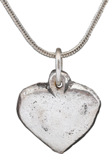 GOOD VIKING HEART PENDANT NECKLACE, 9th-10th CENTURY AD. - Picardi Jewelry