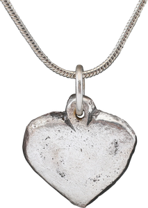 GOOD VIKING HEART PENDANT NECKLACE, 9th-10th CENTURY AD. - Fagan Arms (8202644029614)