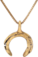VIKING LUNAR PENDANT NECKLACE, C.900-1000 AD - Picardi Jewelers