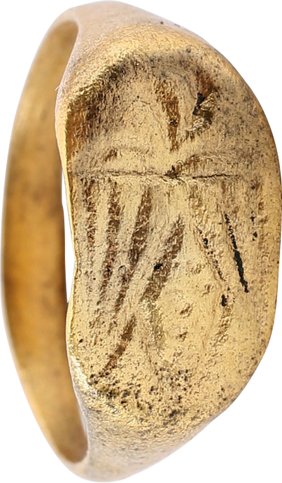 FINE MEDIEVAL EAGLE RING 10TH-15TH CENTURY AD, SIZE 9 1/4 - Picardi Jewelry