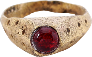 EUROPEAN NOBLEWOMAN’S RING C.1300, SIZE 3 3/4 - Picardi Jewelry