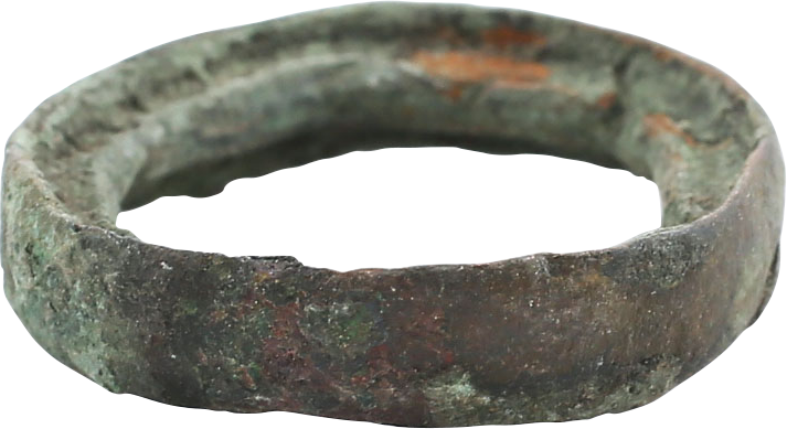 ANCIENT VIKING WEDDING RING C.850-1050 AD, SIZE 9 - Fagan Arms (8202646945966)