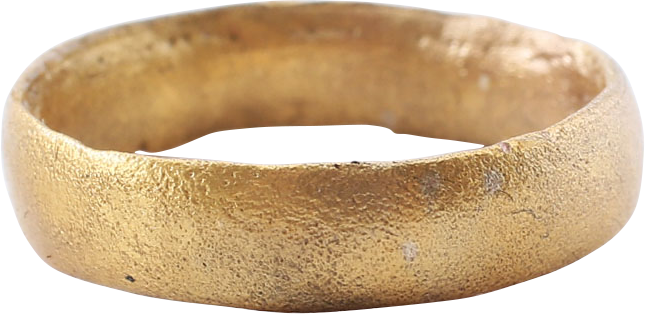 VIKING WEDDING RING, 800-900 AD SIZE 8 1/4 - Fagan Arms (8202625417390)