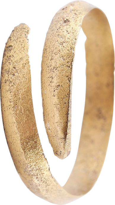 VIKING COIL RING, 9TH-1TH CENTURY AD, SIZE 11 1/4 - Picardi Jewelry