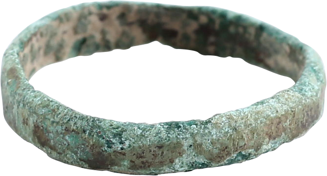 ANCIENT VIKING WEDDING RING, SIZE 6 - Fagan Arms (8202636591278)