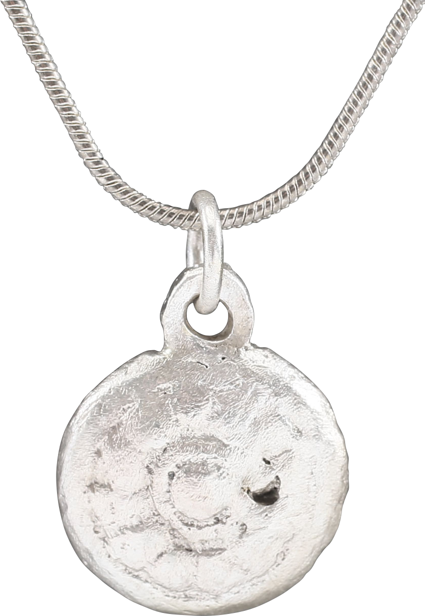 ROMAN WHEEL OF FORTUNE AMULET NECKLACE, 3RD-6TH CENTURY AD - Picardi Jewelry