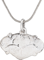 LARGE VIKING HEART PENDANT NECKLACE, 9TH-10TH CENTURY AD - Picardi Jewelry