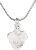 FINE VIKING HEART PENDANT NECKLACE 900-1050 AD - Picardi Jewelry