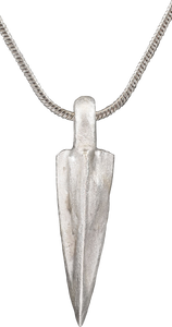 GREEK ARROWHEAD PENDANT NECKLACE, 300 - 100 BC - Fagan Arms (8202698784942)