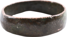 RARE COPPER VIKING WEDDING RING, 900-1050 AD, SIZE 10 (8250096353454)