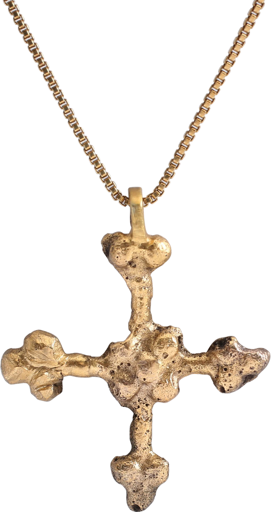 FINE EARLY CHRISTIAN CONVERT’S CROSS NECKLACE, 9TH-11TH CENTURY AD ...