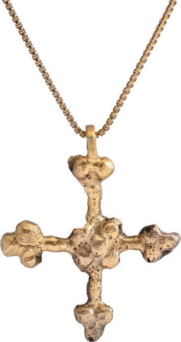 FINE EARLY CHRISTIAN CONVERT’S CROSS NECKLACE, 9TH-11TH CENTURY AD - Fagan Arms (8202626760878)