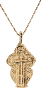 EASTERN EUROPEAN CHRISTIAN CROSS NECKLACE, 17-18 CENTURY - Fagan Arms (8202622369966)
