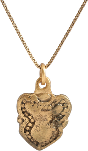 ANCIENT VIKING HEART PENDANT NECKLACE, C.850-1050 AD - Fagan Arms (8202601758894)