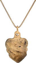 ANCIENT VIKING HEART PENDANT NECKLACE, C.850-1050 AD - Picardi Jewelry