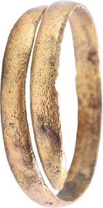 ANCIENT VIKING COIL RING C.850-1050 AD SIZE 10 ¼ - Fagan Arms (8202601267374)