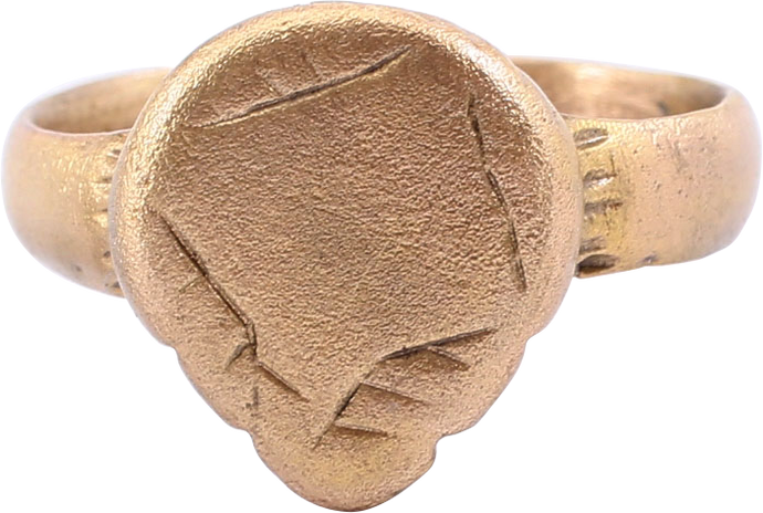VIKING HEART RING C.900-1050 AD, SIZE 8 ¾ - Fagan Arms (8202620698798)