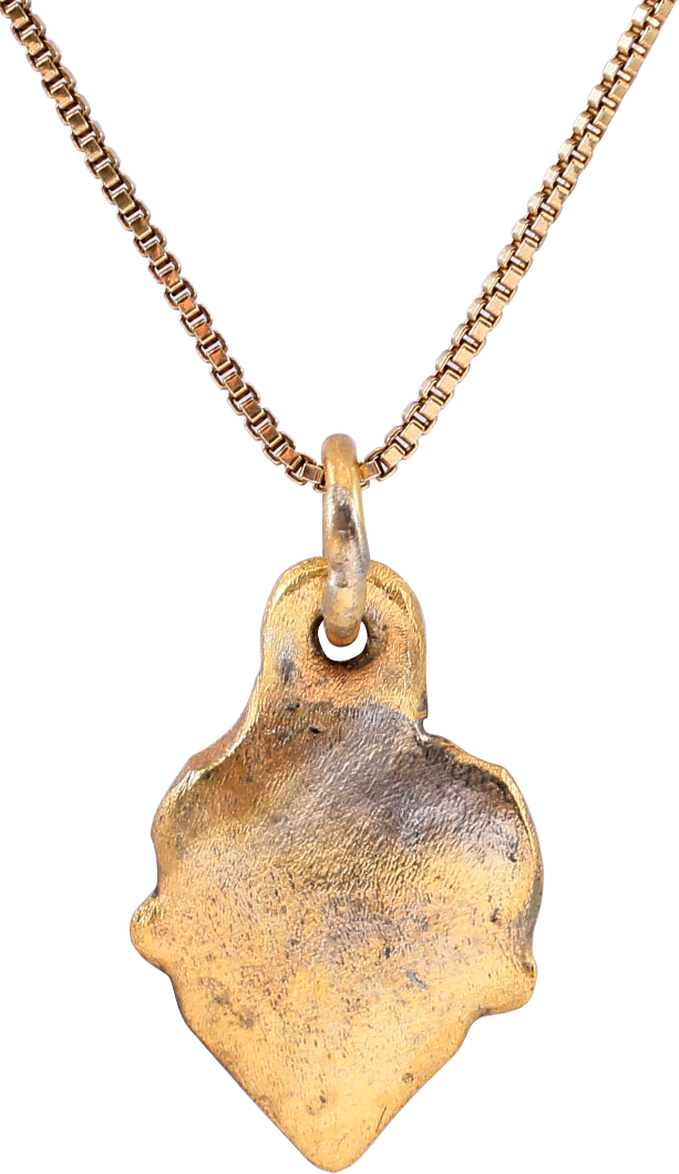 ANCIENT VIKING HEART PENDANT NECKLACE C.850-1050 AD - Picardi Jewelry