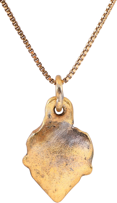 ANCIENT VIKING HEART PENDANT NECKLACE C.850-1050 AD - Picardi Jewelry