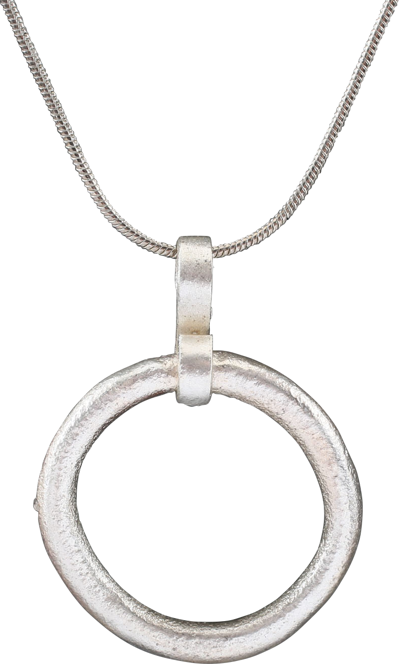 CELTIC PROSPERITY RING NECKLACE, C.400-100 BC - Picardi Jewelry