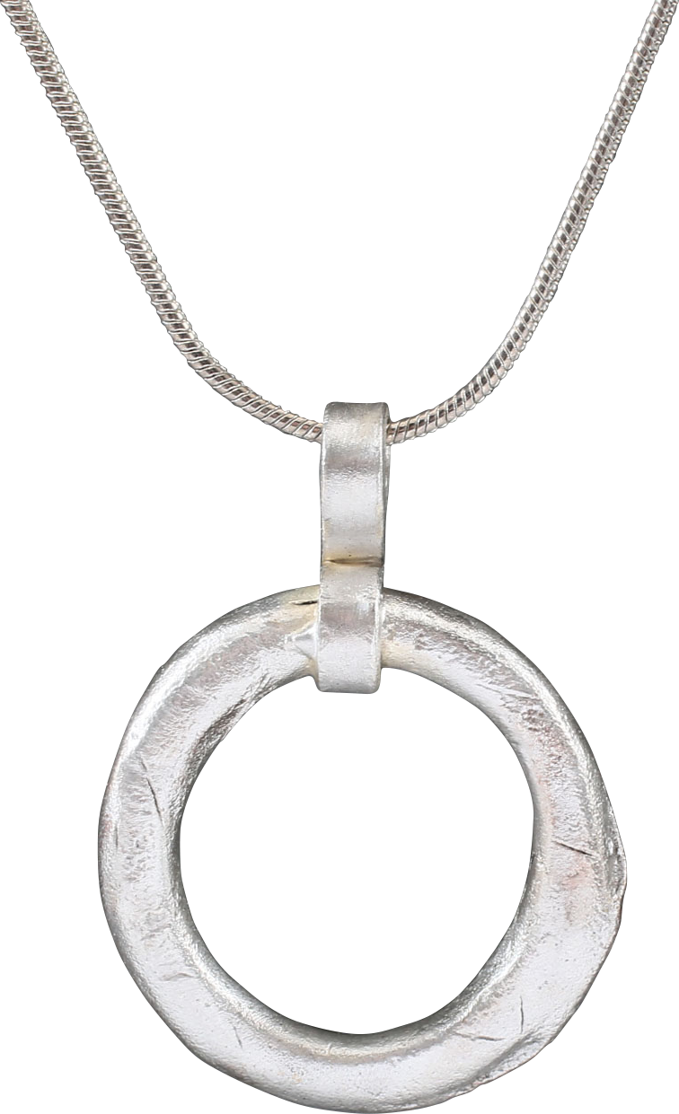 CELTIC PROSPERITY RING NECKLACE, C.400-100 BC - Picardi Jewelry