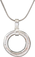 CELTIC PROSPERITY RING NECKLACE, C.400-100 BC - Picardi Jewelry