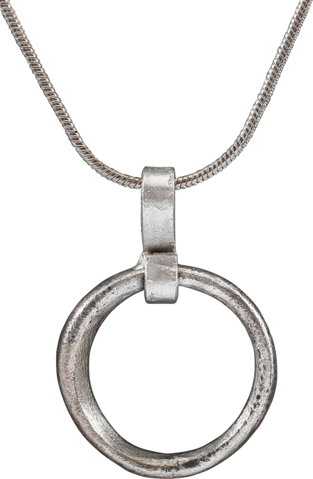 CELTIC PROSPERITY RING NECKLACE C.400-100 BC - Picardi Jewelry