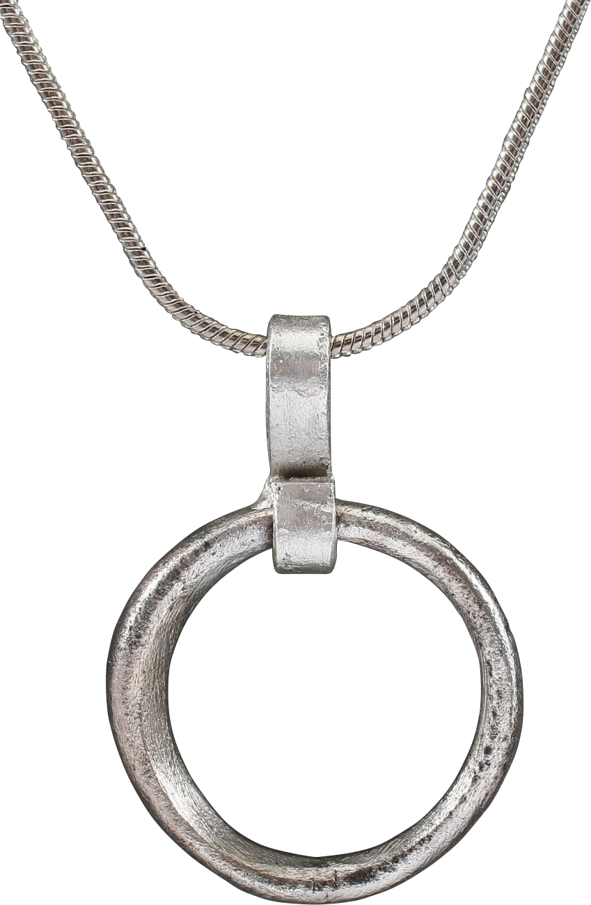 CELTIC PROSPERITY RING NECKLACE C.400-100 BC - Picardi Jewelry