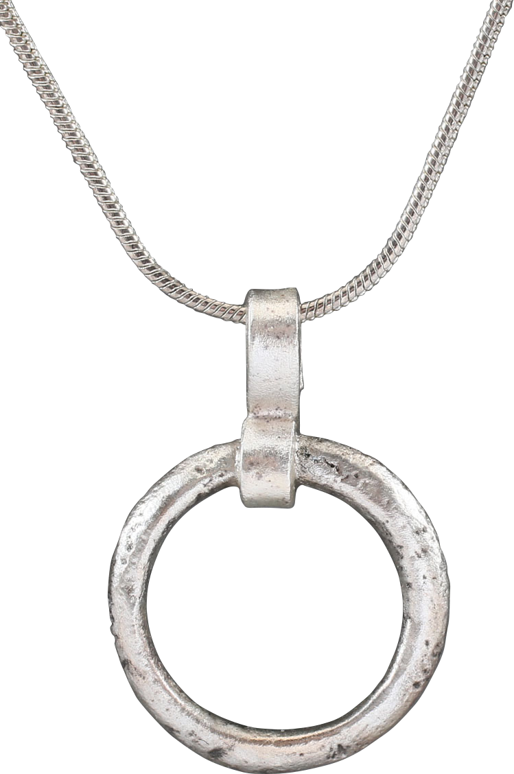CELTIC PROSPERITY RING NECKLACE, C.400-100 BC - Picardi Jewelry