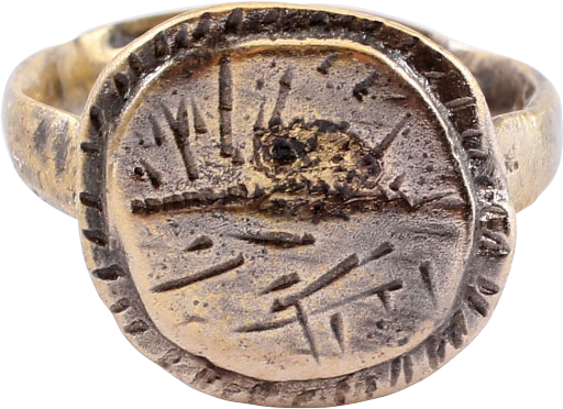 MEDIEVAL “BLESSING” RING, 10TH-16TH CENTURY AD, SIZE 5 ¾ - Fagan Arms (8202615062702)