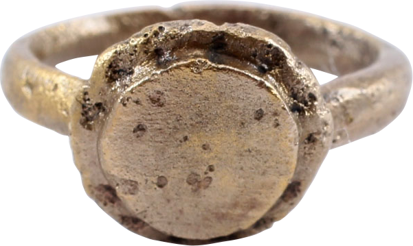 MEDIEVAL “BLESSING” RING, 10TH-16TH CENTURY AD, SIZE 2 (8202579804334)