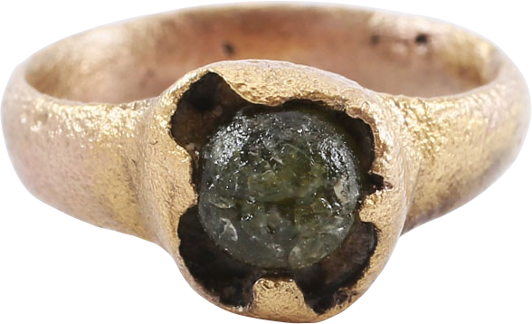 MEDIEVAL EUROPEAN RING C.1200-1500 AD, SIZE 2 - Picardi Jewelry