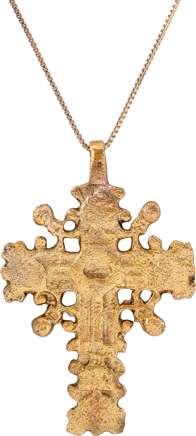 EASTERN EUROPEAN CROSS NECKLACE, 17TH-18TH CENTURY - Picardi Jewelry