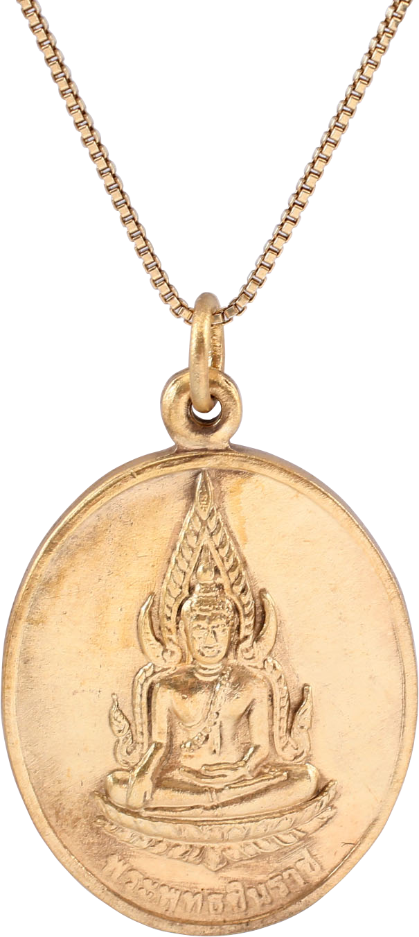 SIAMESE BUDDHIST HOLY MEDAL - Picardi Jewelry
