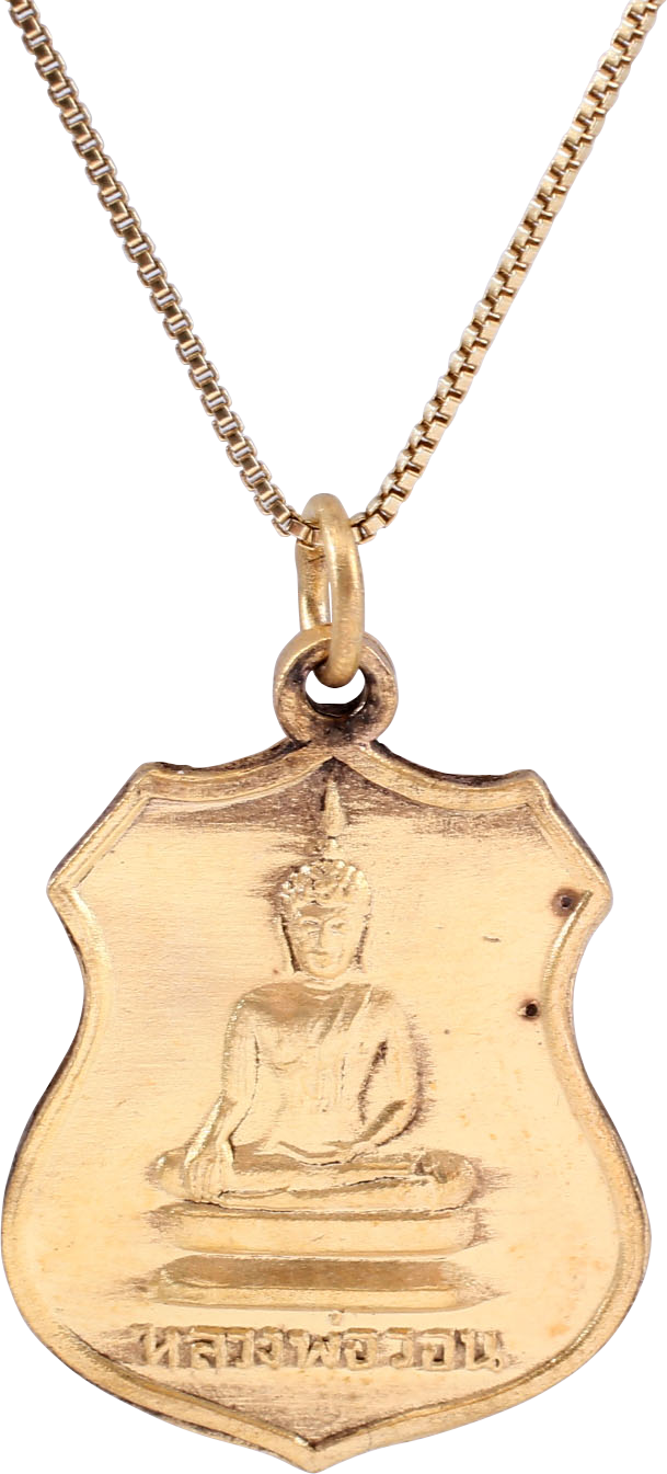 SIAMESE BUDDHIST MONK AMULET - Picardi Jewelry