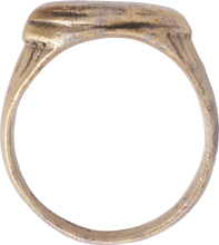 ROMAN SIGNET RING, 2ND-5TH CENTURY AD, SIZE 7 (8202571448494)