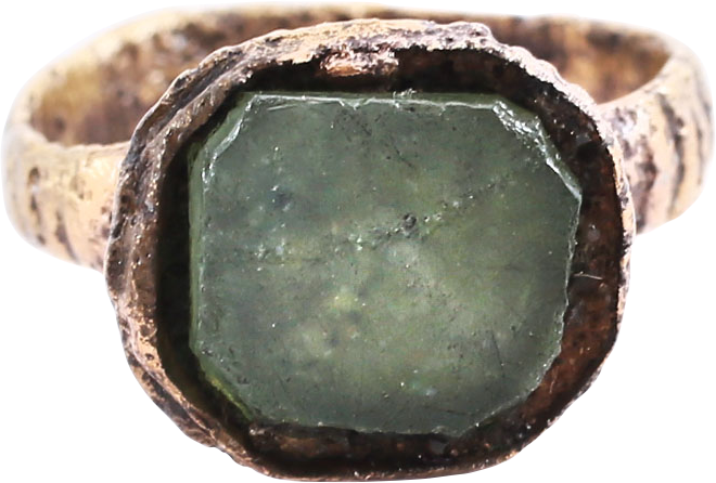 MEDIEVAL EUROPEAN RING 10th-16th CENTURY SIZE 2 ½ (8230983958702)