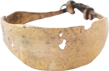 RARE CELTIC FINGER RING C.400-100 BC, SIZE 8 1/2 (8202576265390)