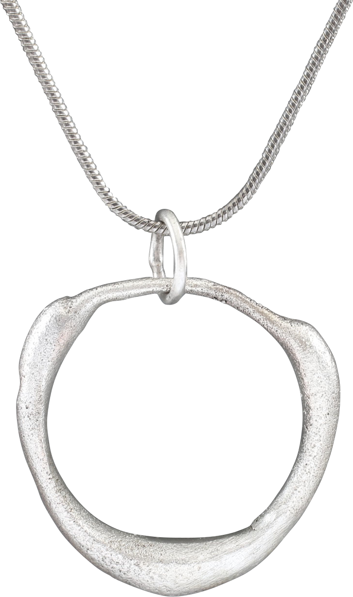 CELTIC PROSPERITY RING NECKLACE, C.300-100 BC - Picardi Jewelry